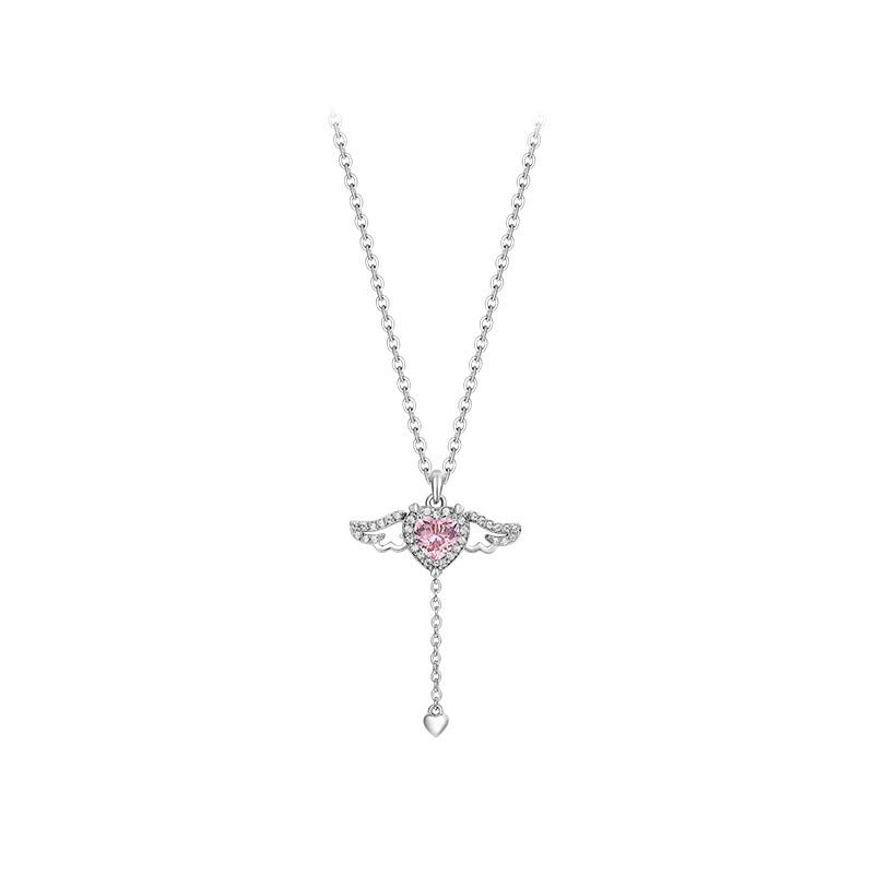 You Are My Angle-Cupid’s Heart Sterling Silver Necklace