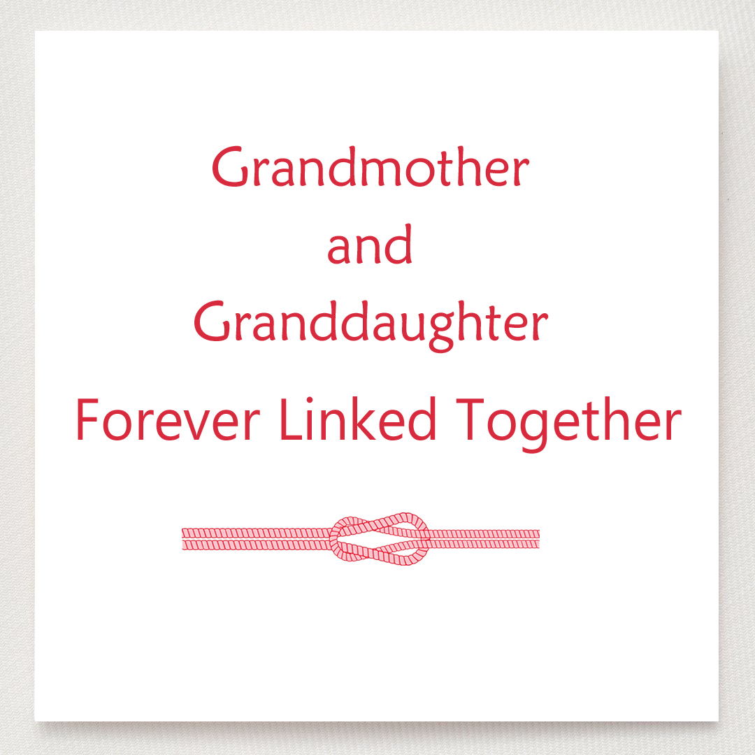 To My Granddaughter "Forever Linked Together" Handmade Braided Bracelet