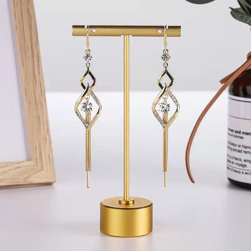 💝Long Double Heart Tassel Earrings