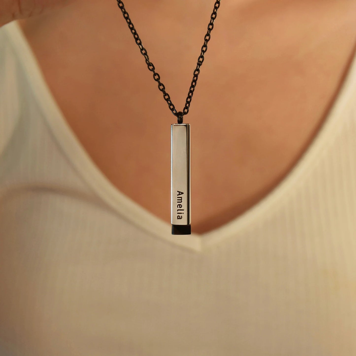Custom Hidden Message Necklace