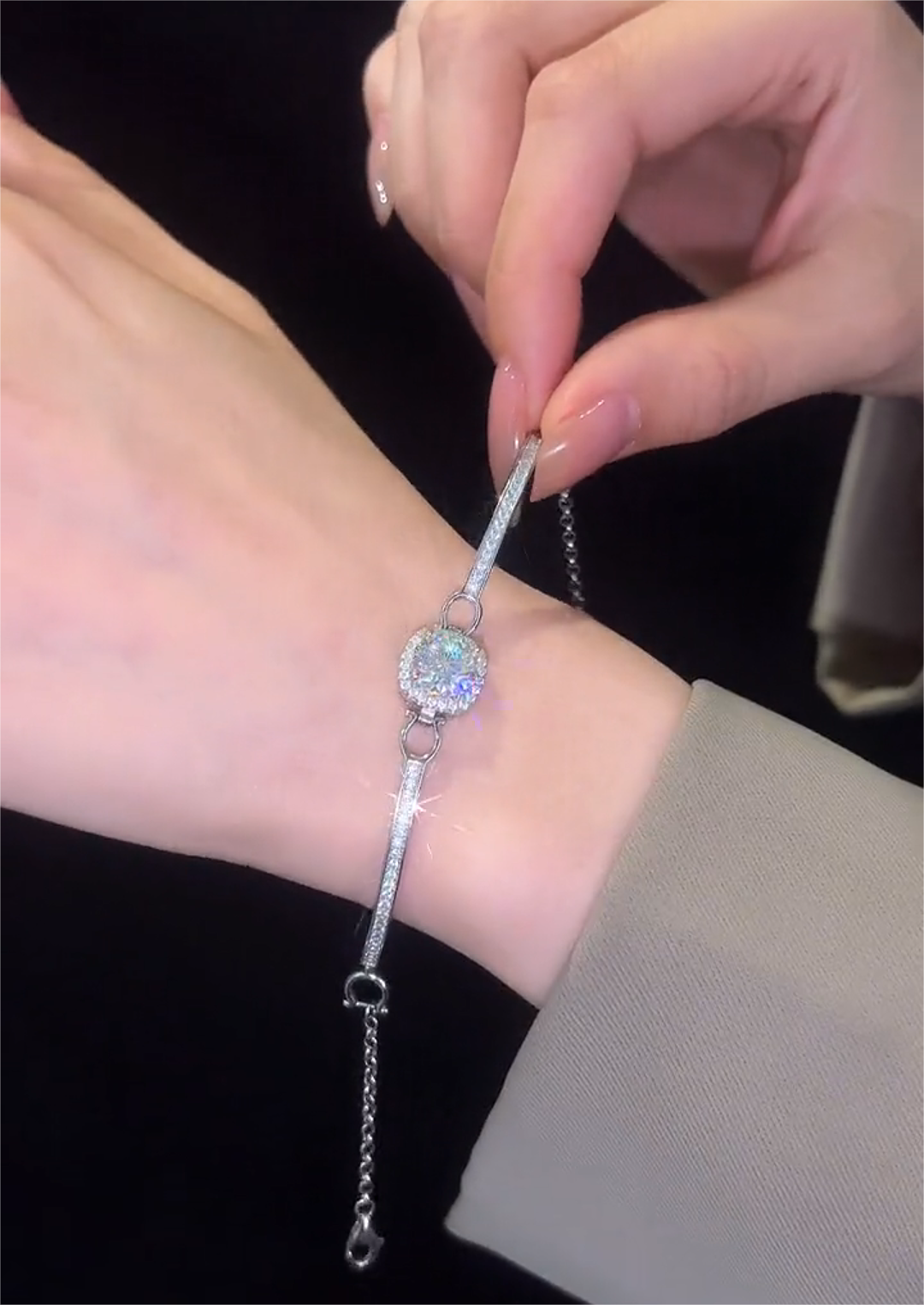 🎄CHRISTMAS PRE SALE 70% OFF❄Super Flash Zircon Square Bracelet