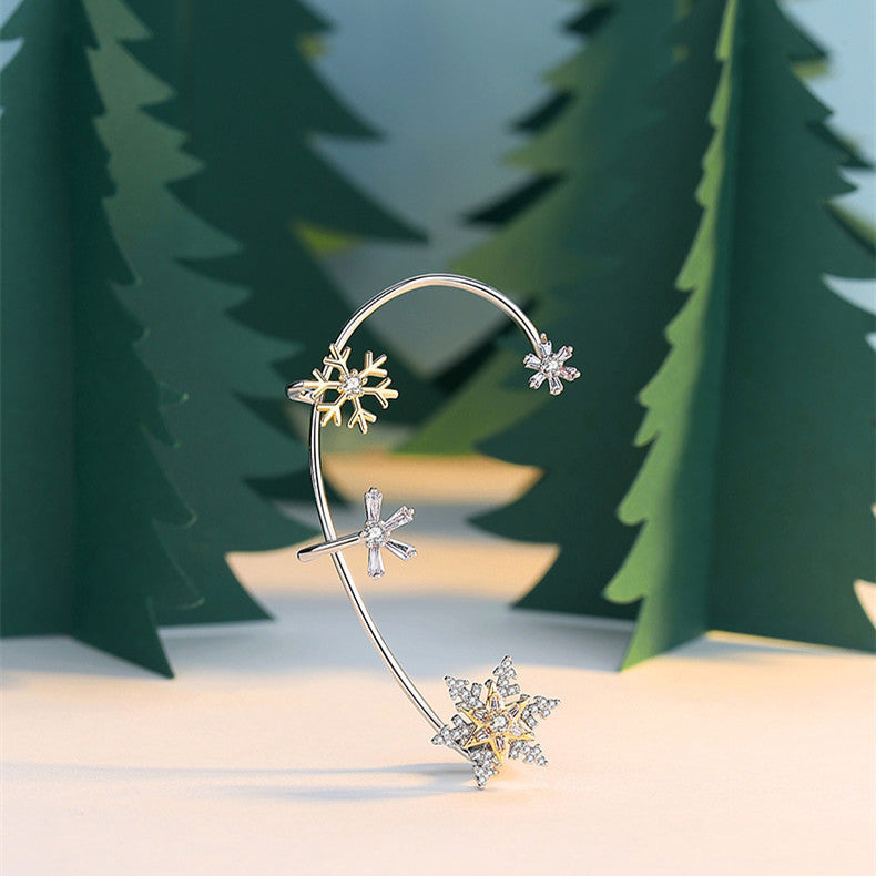 đCHRISTMAS HOT SALEâ-ELF SNOWFLAKE ROTATABLE EARRINGS | PERFECT GIFTđ