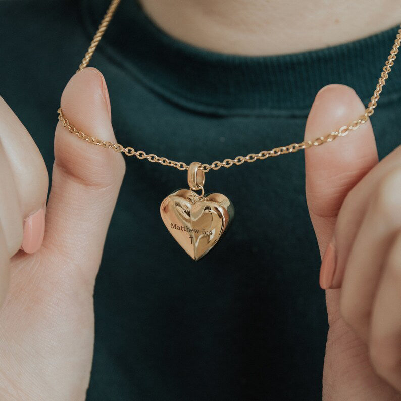 Serenity Heart Urn Necklace