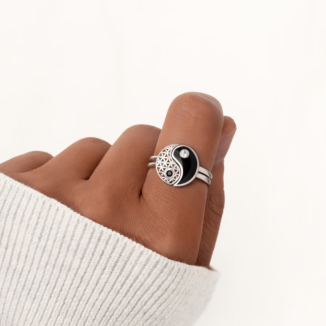 You Are the Yin To My Yang Ring Set