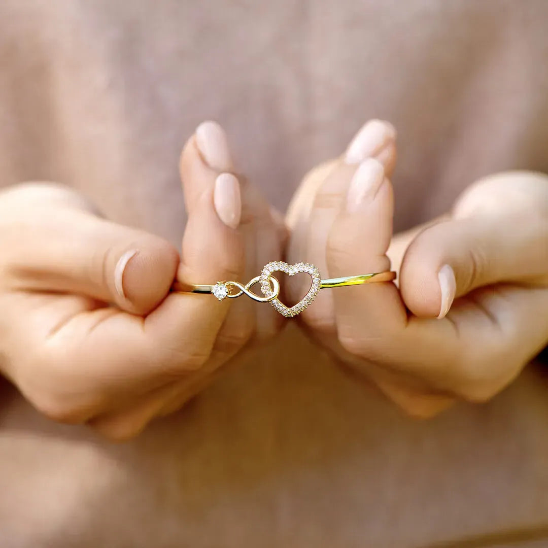 For Love - I Love You Until Infinity Runs Out Bracelet