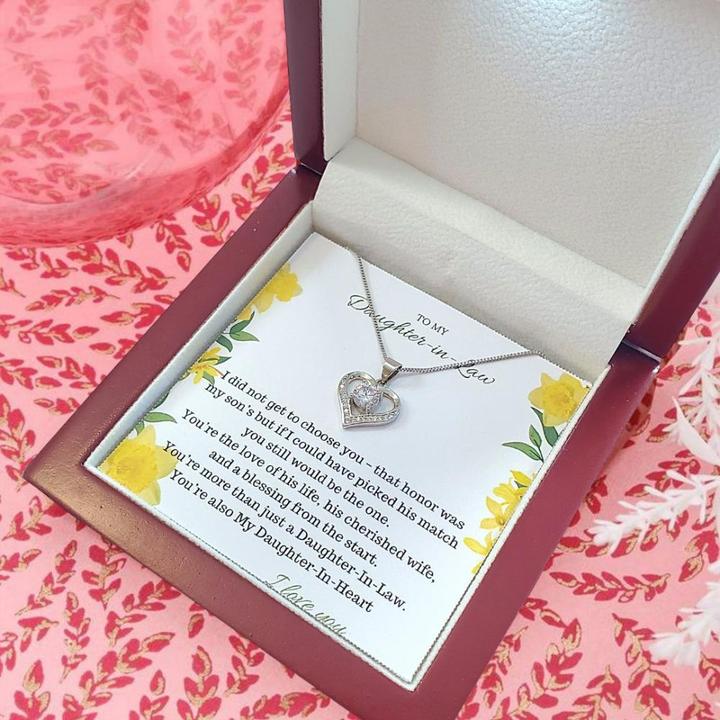 To My Daughter-in-Law | LOVE HEART NECKLACE 💓