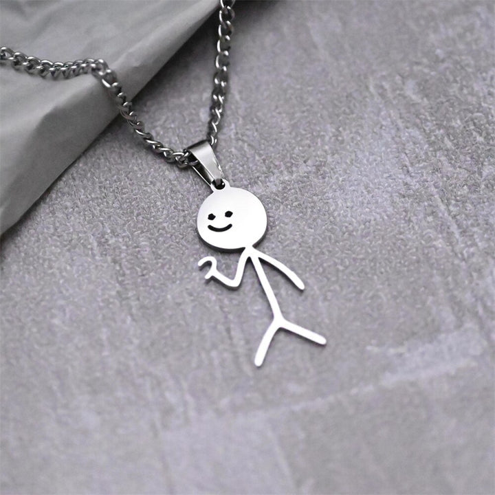 MIDDLE FINGER OR HALF LOVE NECKLACE