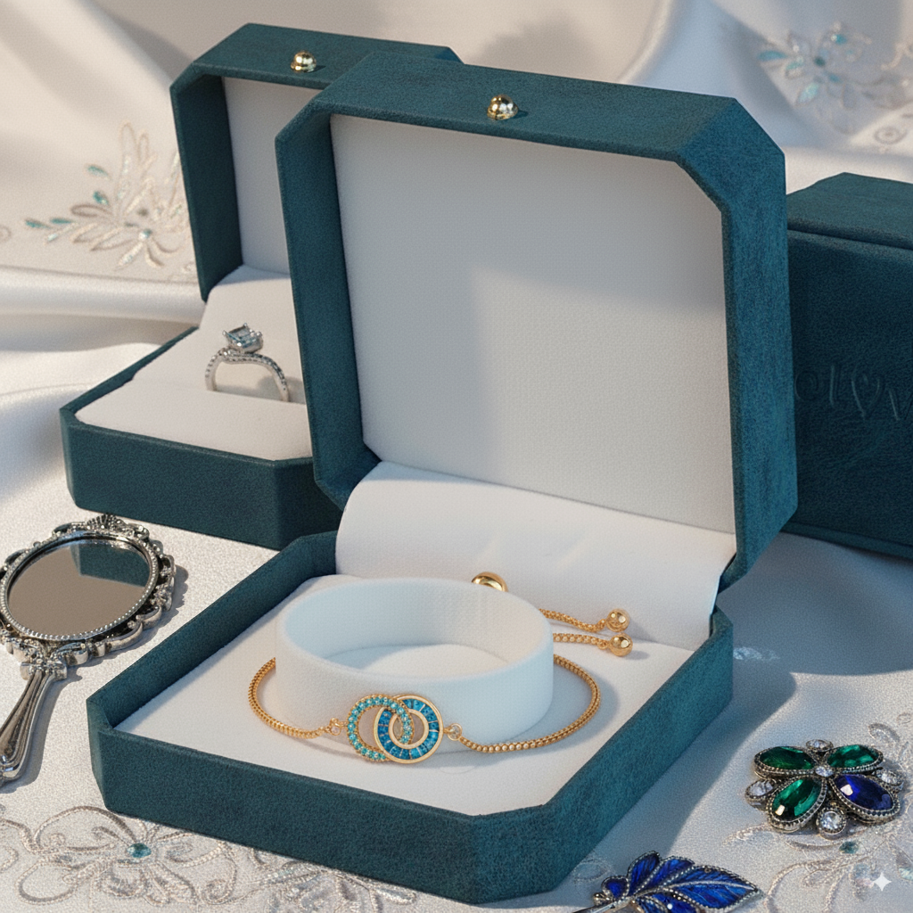 Mother & Daughter Linking Circles Bracelet