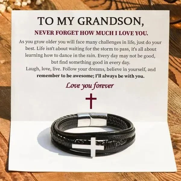 šSummer Hot SaleāØTo My Son Love You Forever Bracelet