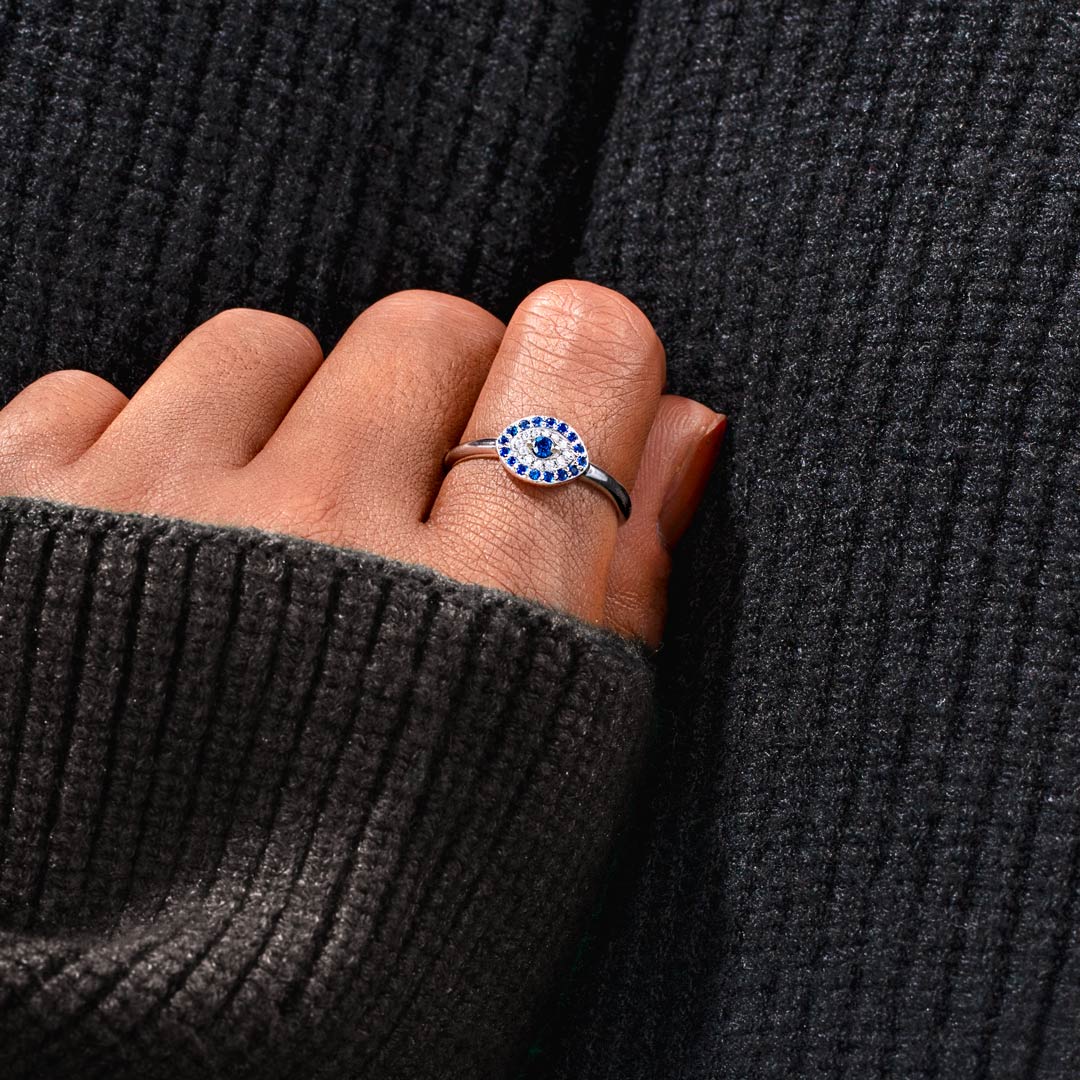 You're Always Protected Evil Eye Ring