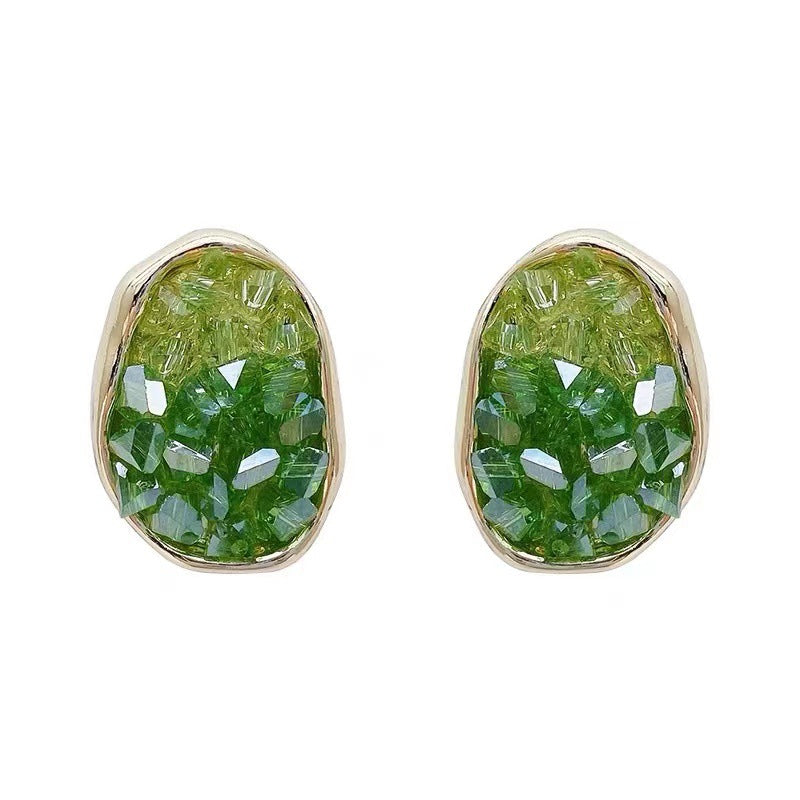 Crystal Color Changing Irregular Earrings