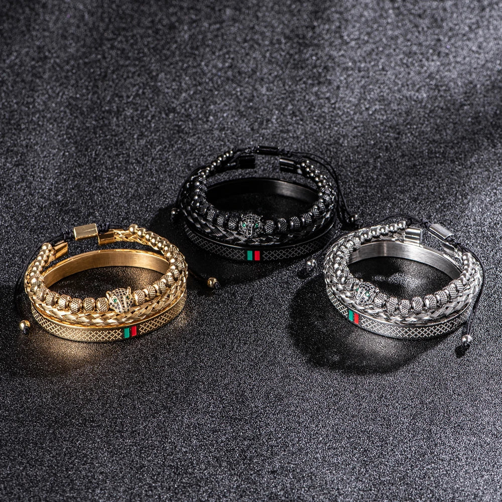 Leopard Deluxe Stripes Bracelets