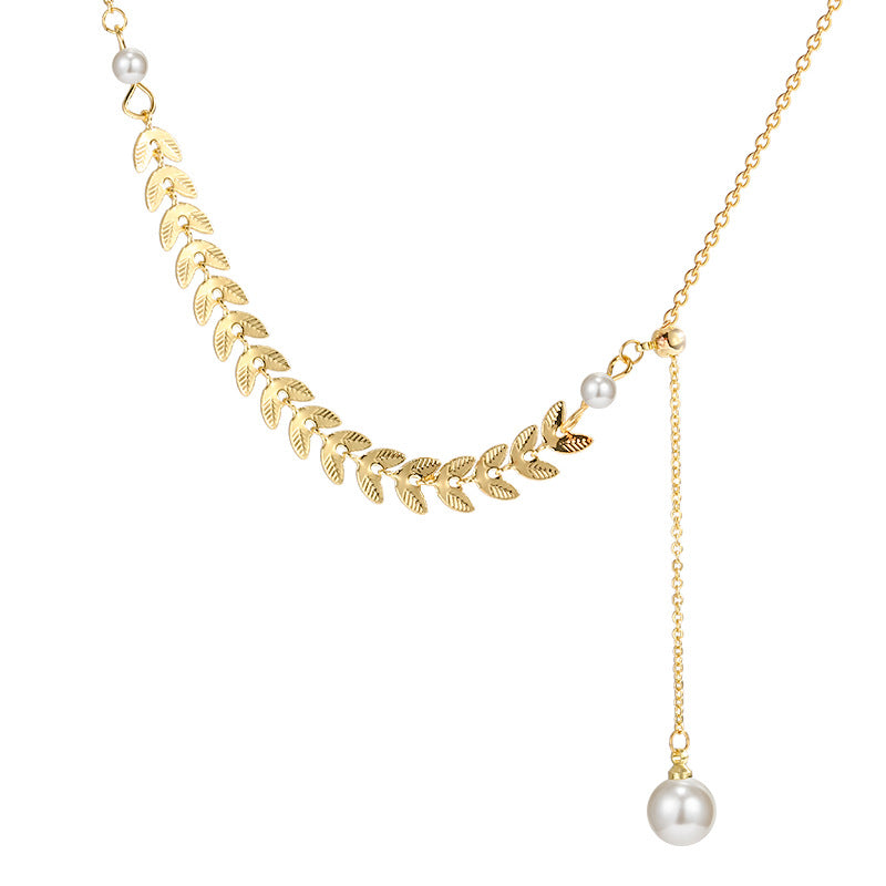 🌾Wheat Pearl Necklace