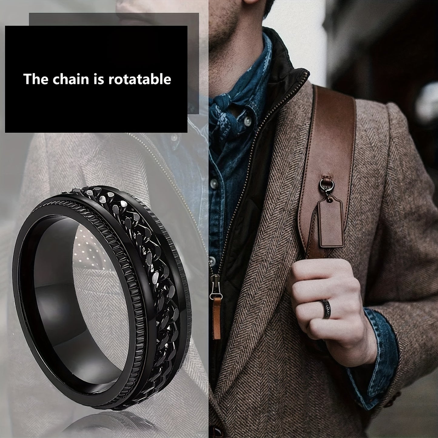 Rotating Collection Rings