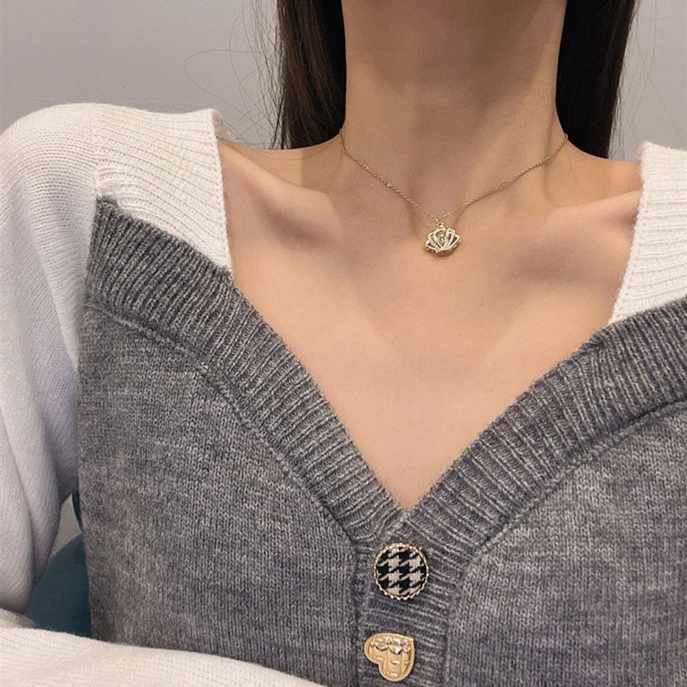 💐FOR DAUGHTER - WHENEVER YOU FEEL OVERWHELMED...CROWN NECKLACE