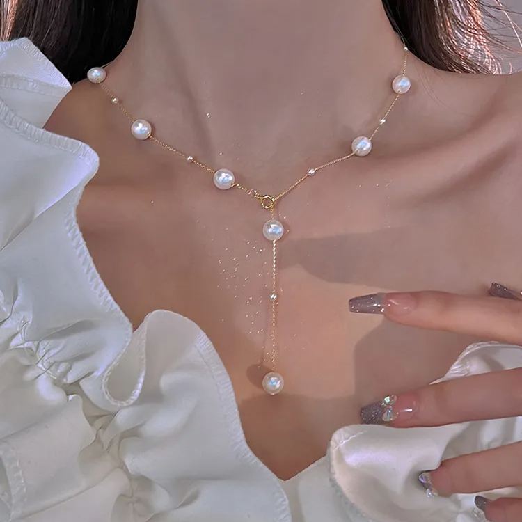 Freshwater Pearl Tassel Necklace