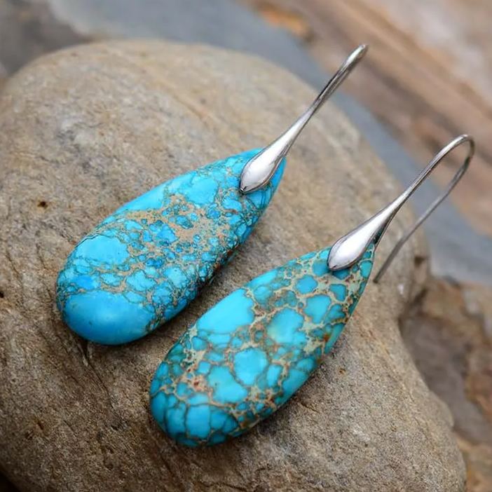 SPIRITUAL GREEN JASPER EARRINGS