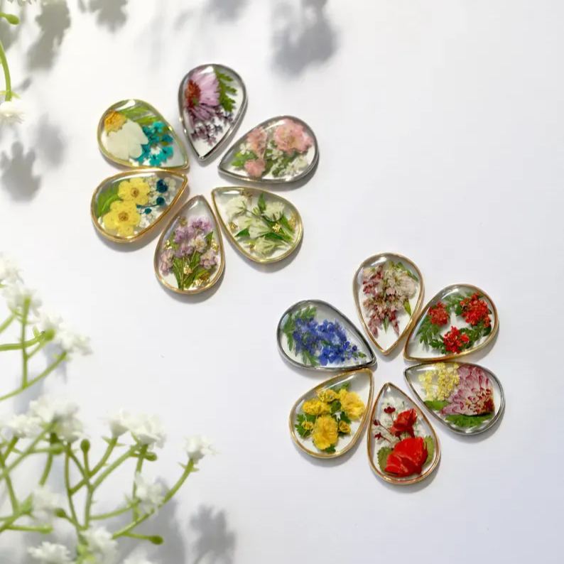 🌸2025 Spring New Sale - Personalized Birth Flower Teardrop Necklace