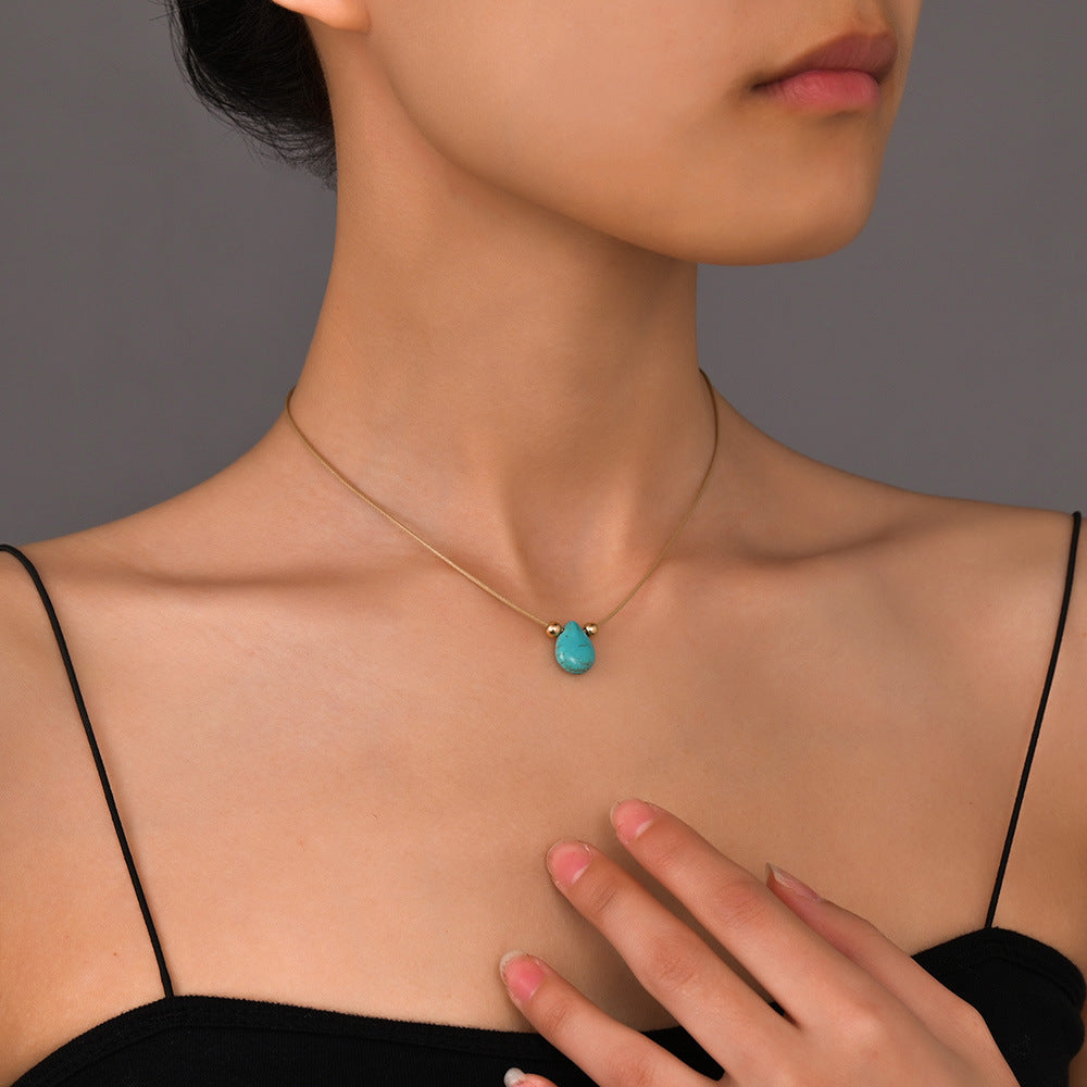 Ocean Whisper - Turquoise Necklace