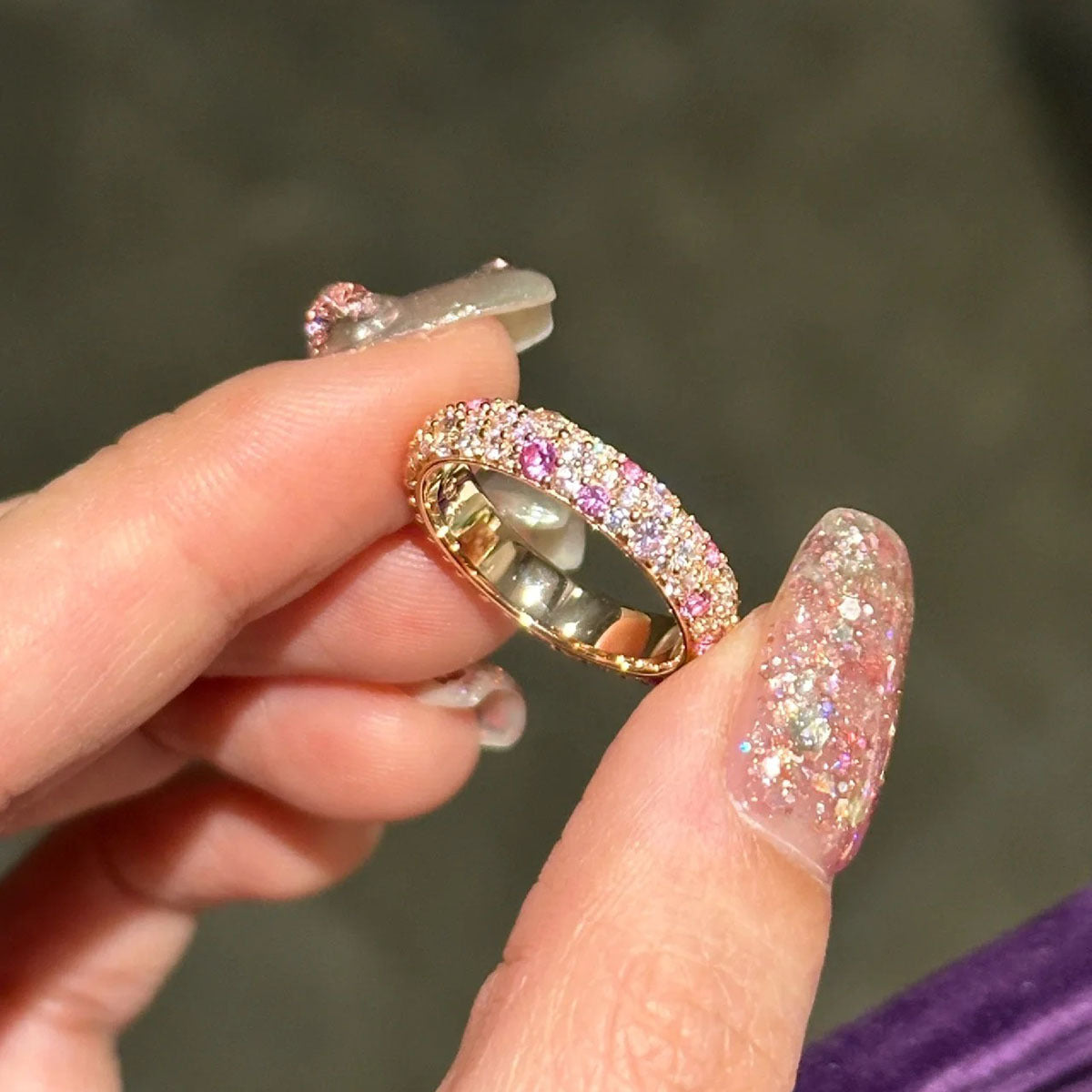 Rose Gold Gradient Ring