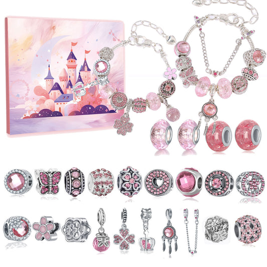 24Pcs DIY Jewelry Advent Calendar Christmas Gifts Charm