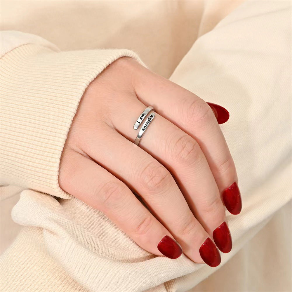 I am Enough Ring