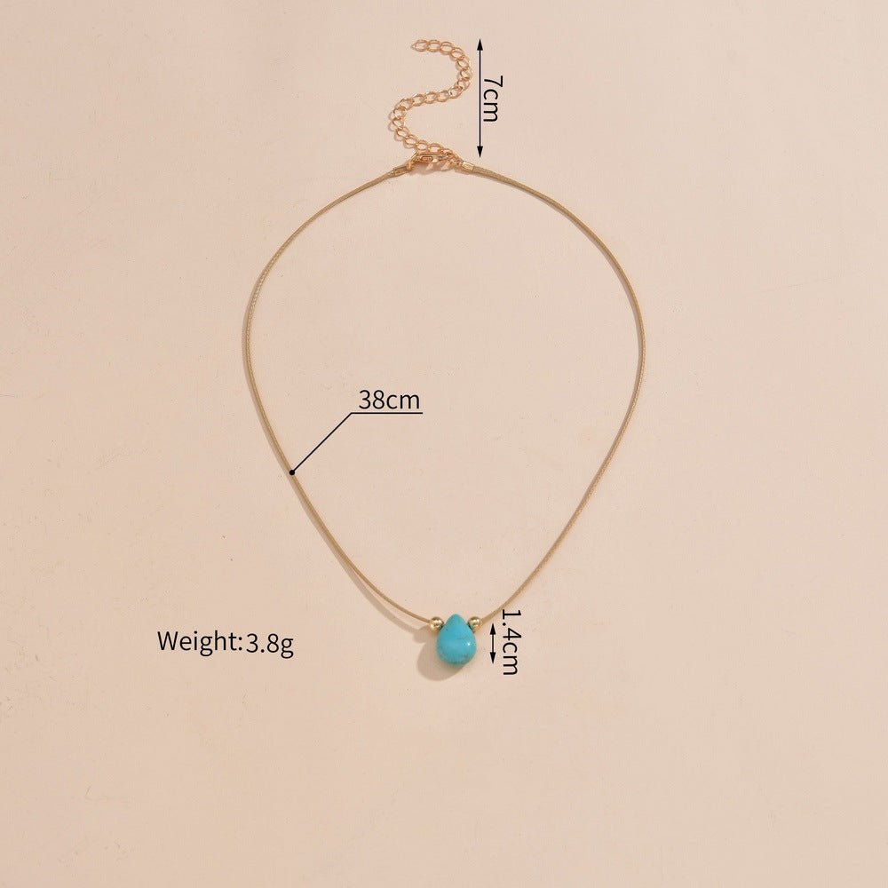 Ocean Whisper - Turquoise Necklace