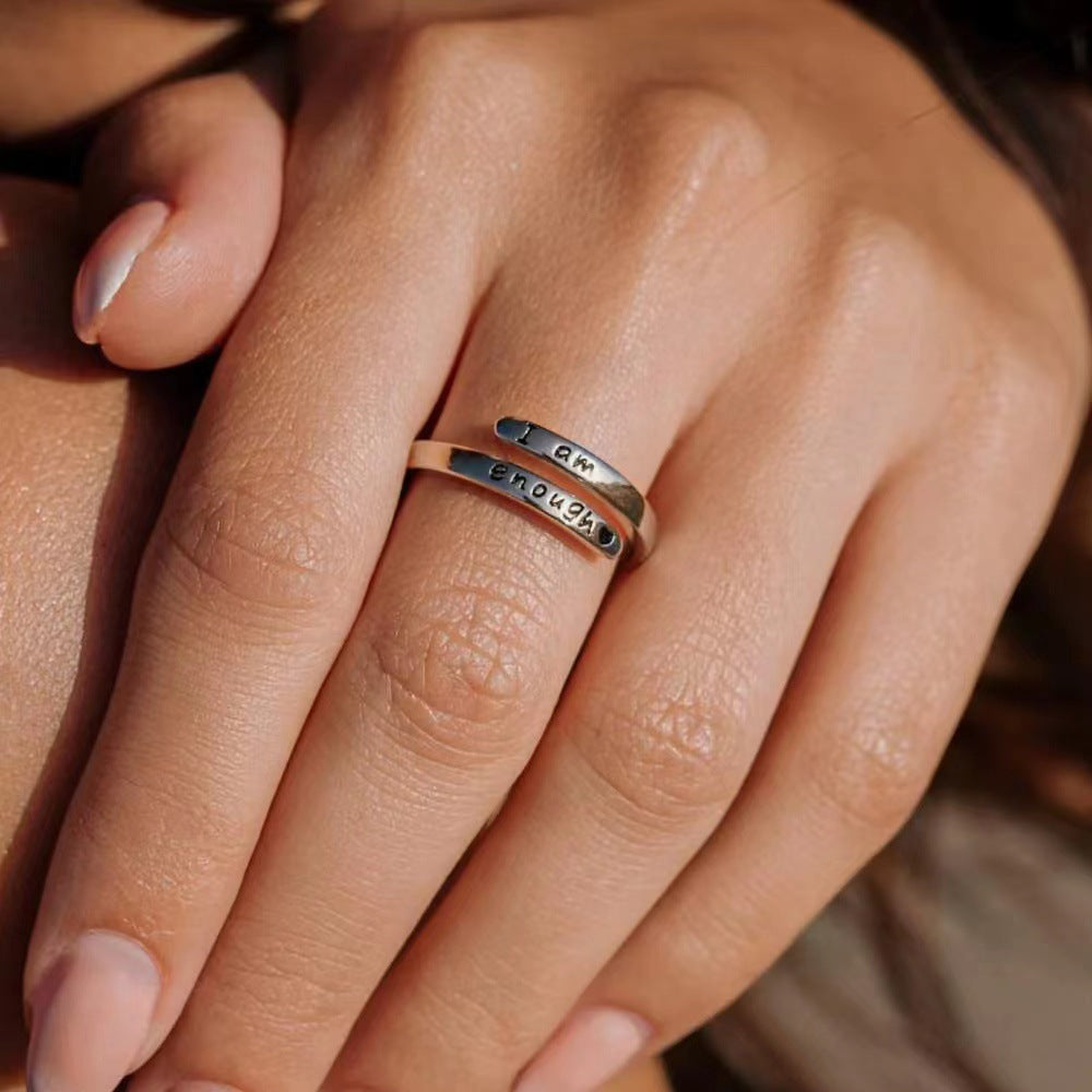 I am Enough Ring