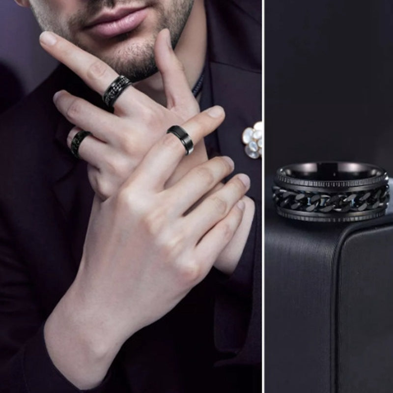 Rotating Collection Rings
