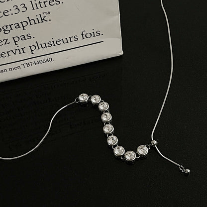 Radiant Crescent Necklace