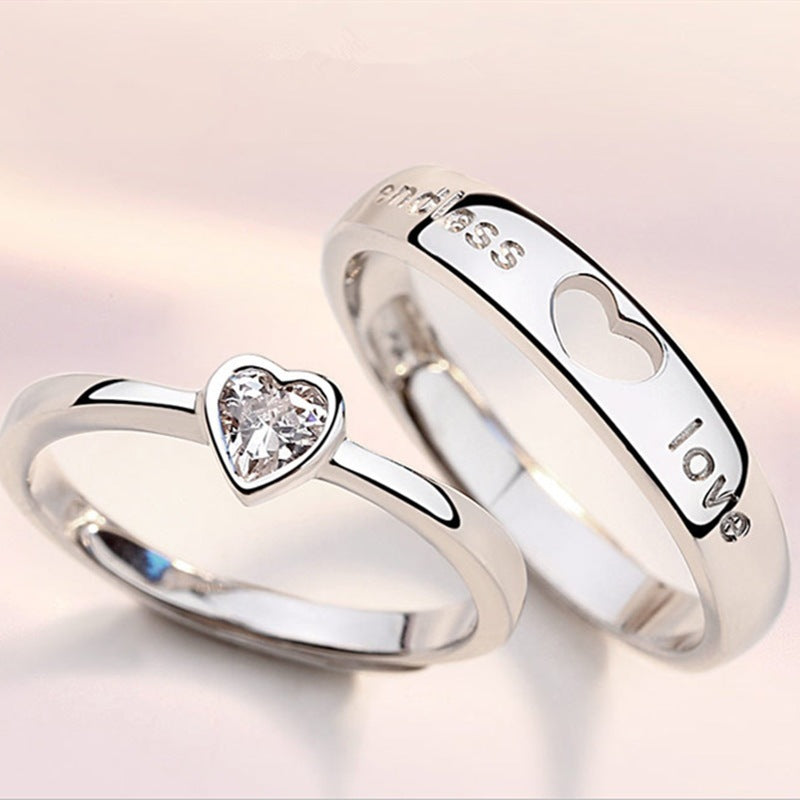 Endless Heart Love Ring Set