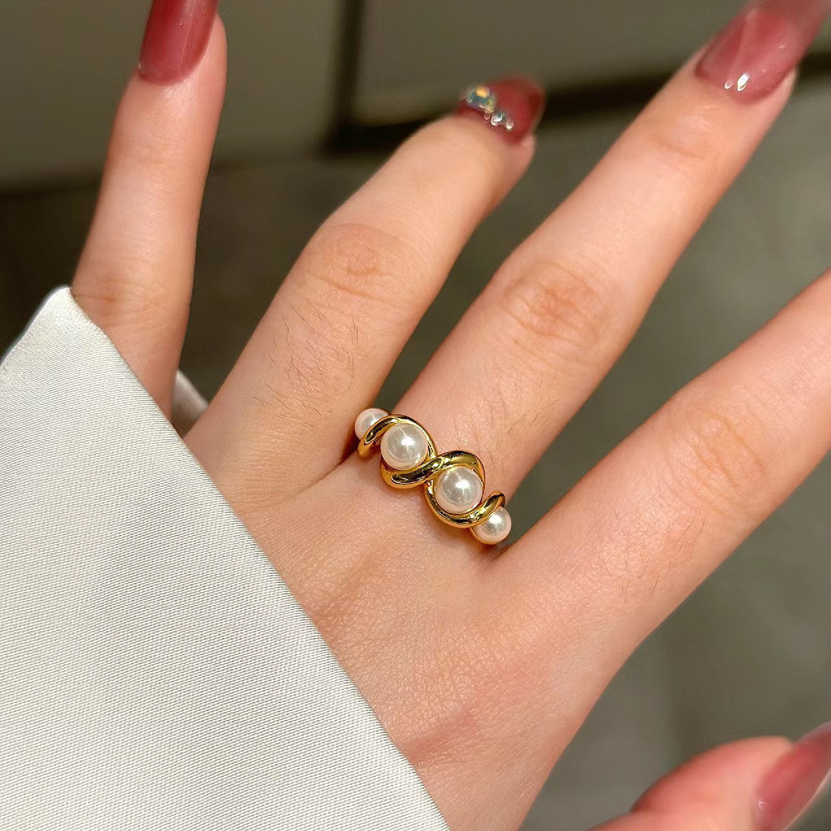 Pearl Serenade Ring