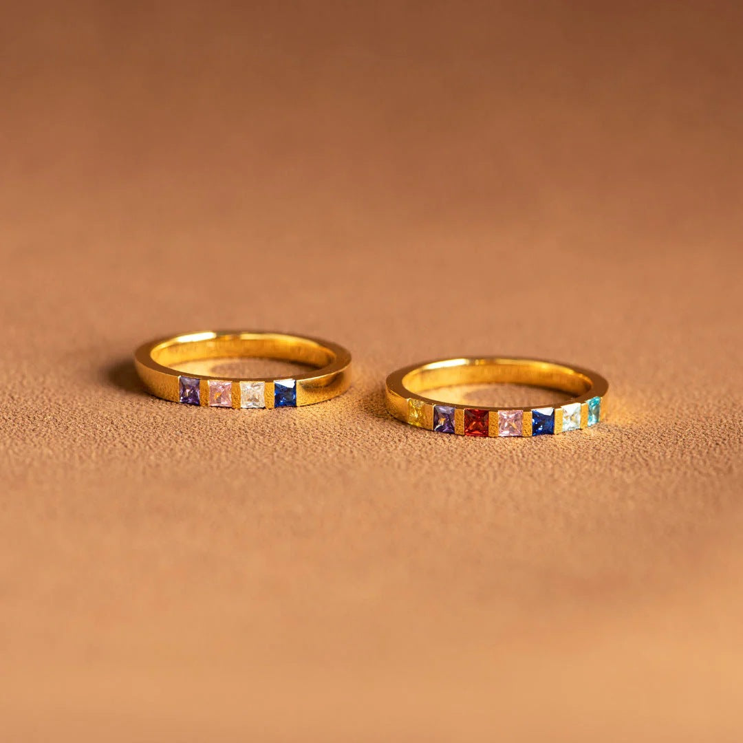 Rainbow Gem Ring