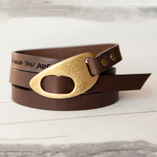 Boho Style Leather Wrap Bracelet