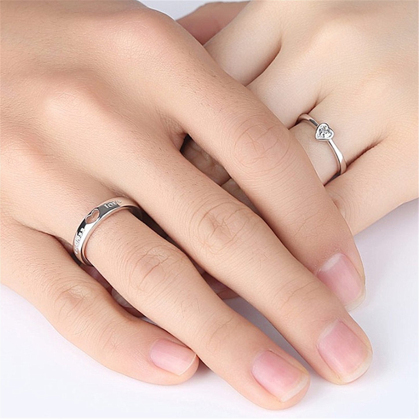 Endless Heart Love Ring Set