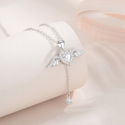 You Are My Angle-Cupid’s Heart Sterling Silver Necklace