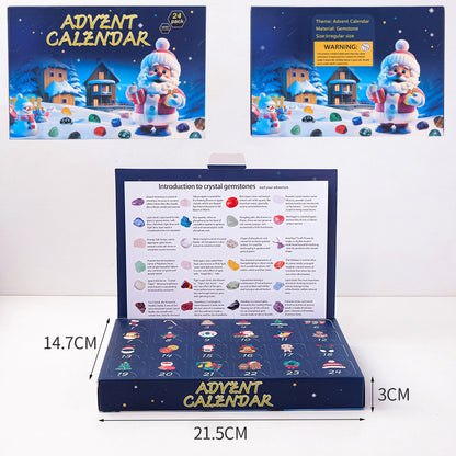 24 Pcs Christmas Advent Calendar Gift Box