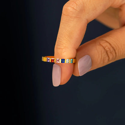 Rainbow Gem Ring