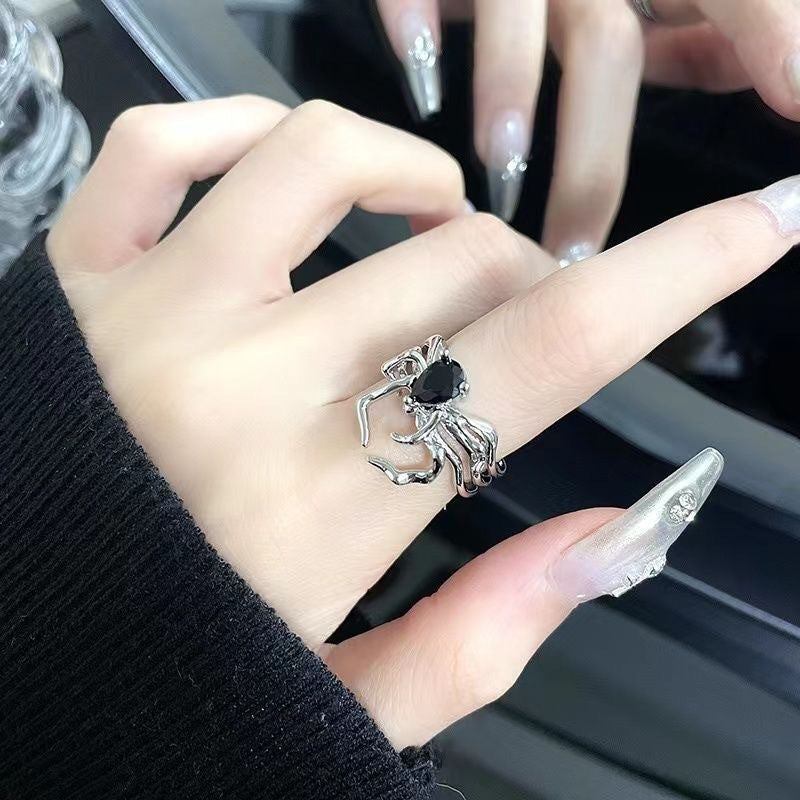 Black Widow Embrace Ring