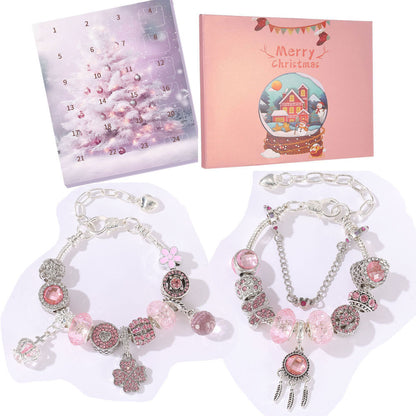 24Pcs DIY Jewelry Advent Calendar Christmas Gifts Charm