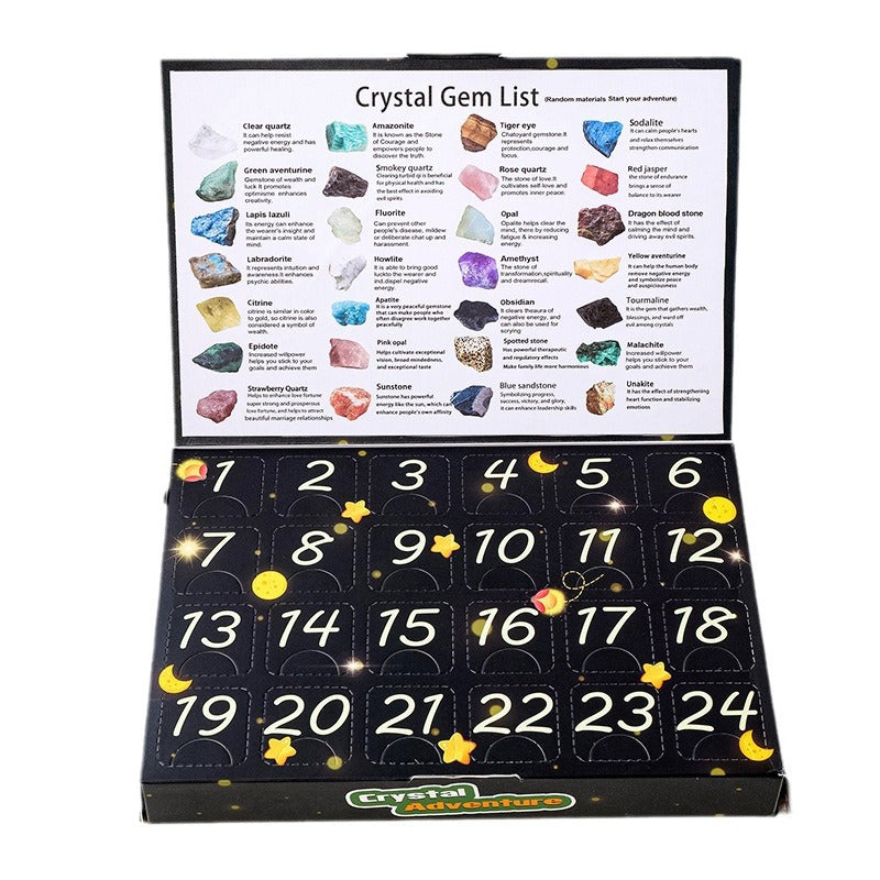 24 Pcs Christmas Advent Calendar Gift Box