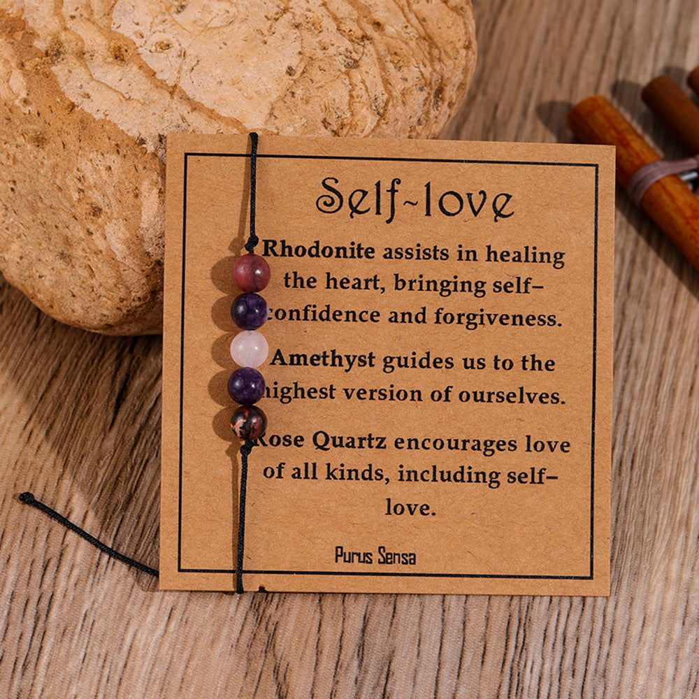 Be Strong And Be Yourself - New BOHO Healing Bead Bracelet
