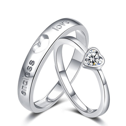 Endless Heart Love Ring Set