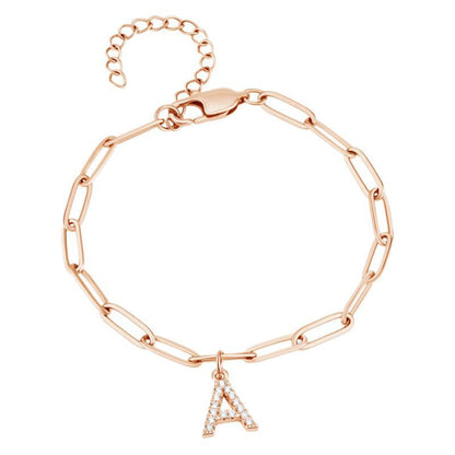 🌺Mother's Day Pre-sale🎁Minimalist Personalized Diamond Letter Bracelet