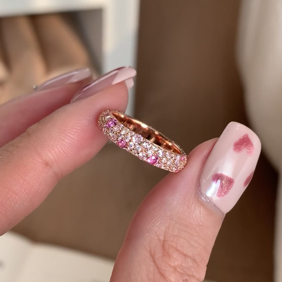 Rose Gold Gradient Ring