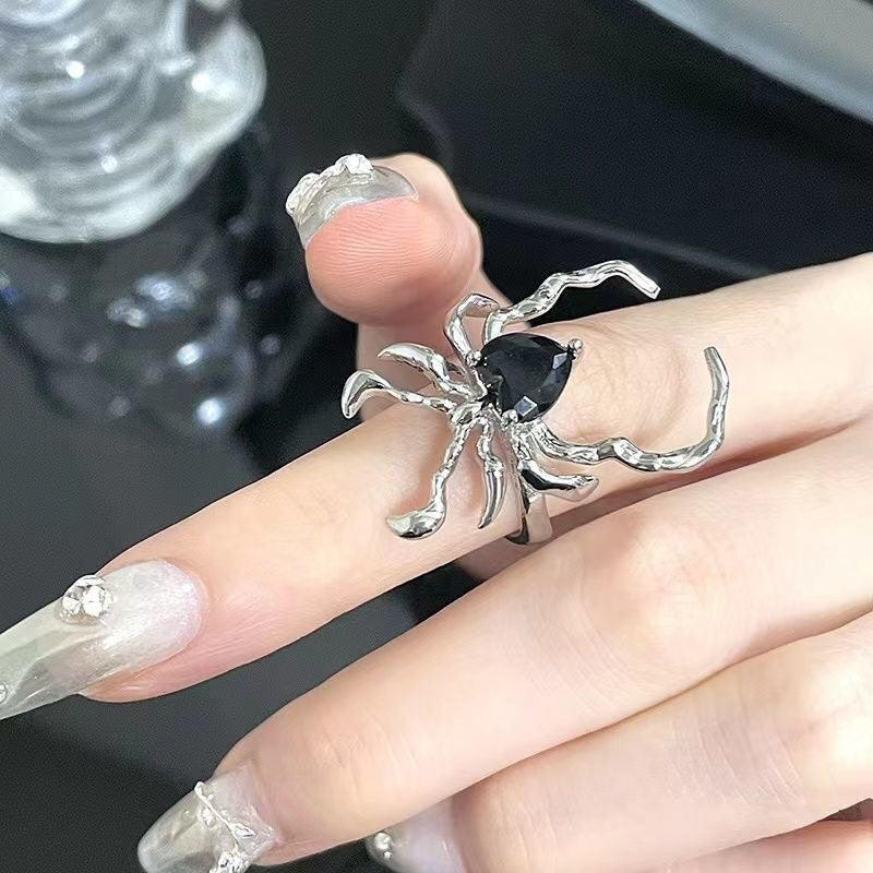 Black Widow Embrace Ring