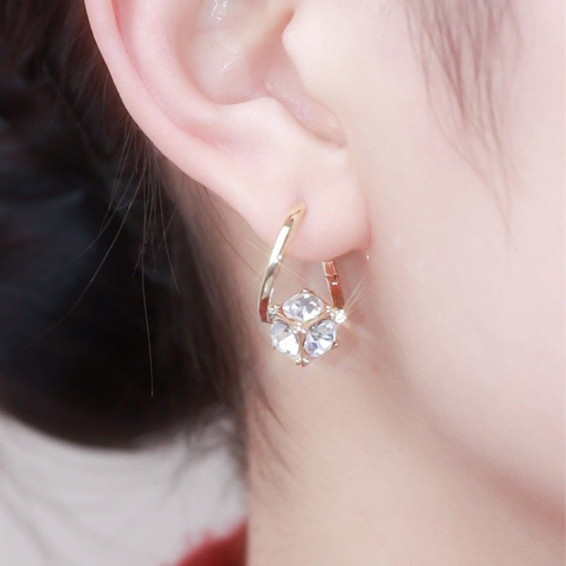 🎄CHRISTMAS HOT SALE❄-Diamond ball earrings