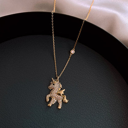 ✨Necklace with magical unicorn