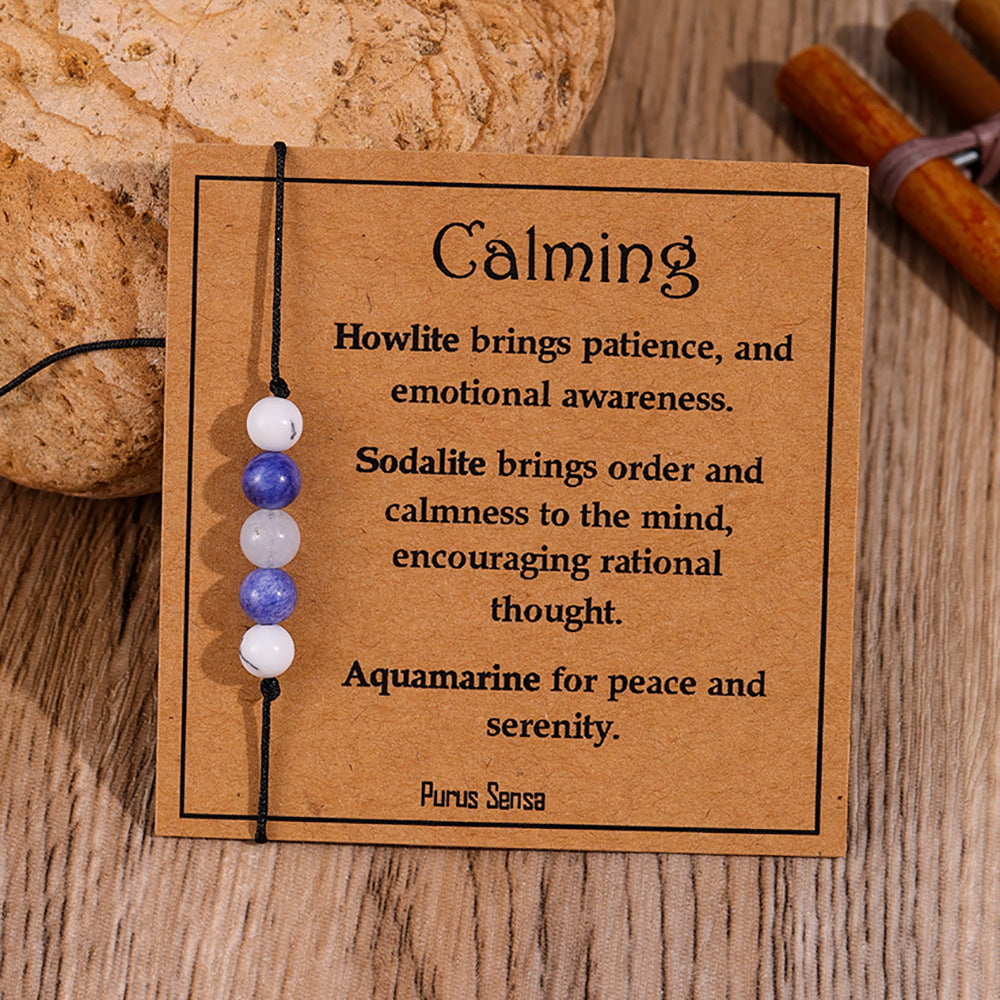 Be Strong And Be Yourself - New BOHO Healing Bead Bracelet