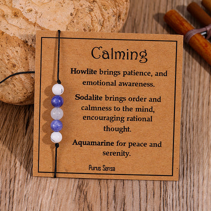 Be Strong And Be Yourself - New BOHO Healing Bead Bracelet